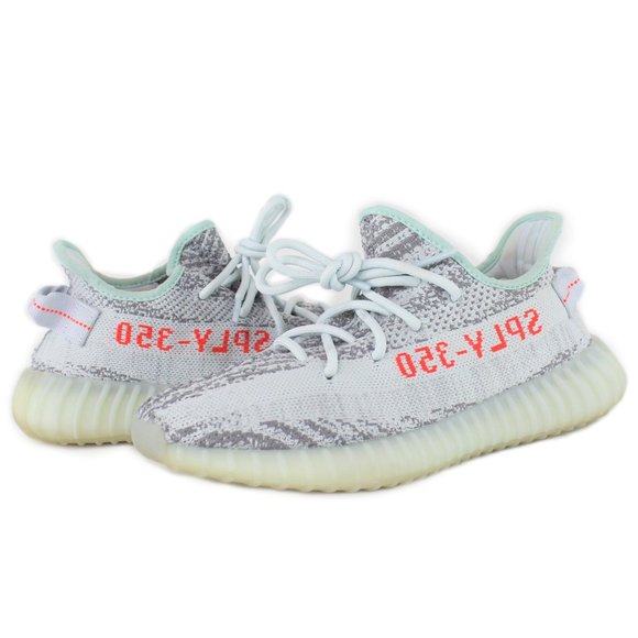 ADIDAS YEEZY BOOST V2 BLUE TINT B37571 WITH GREAT IT